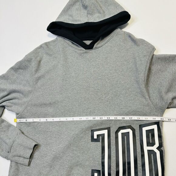 Nike Air Jordan Sport DNA Pullover Hoodie Grey Black DV7724-091 Mens Size Medium - Picture 6 of 8